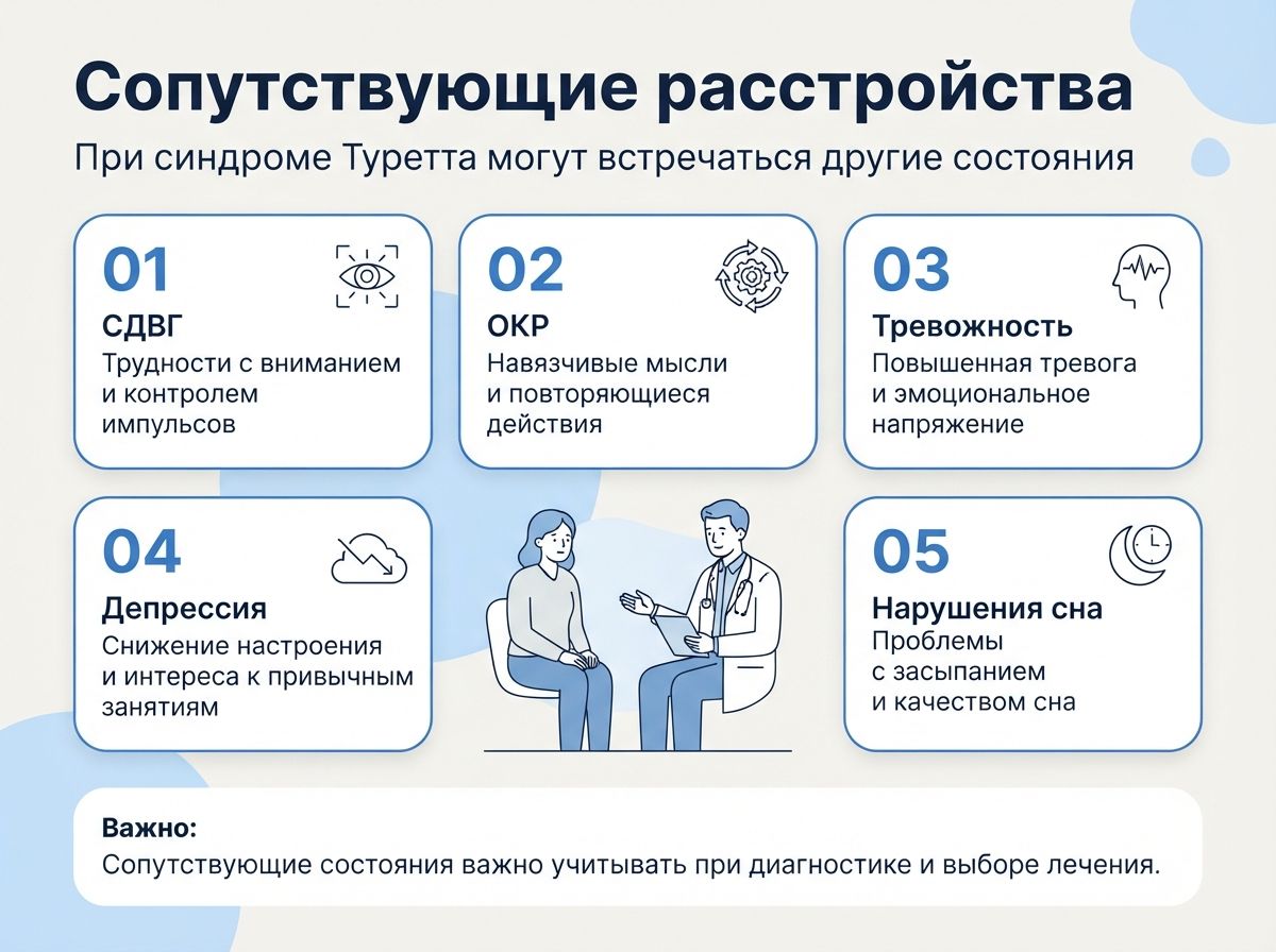 Лечение синдрома Туретта в Вихоревке инфографика
