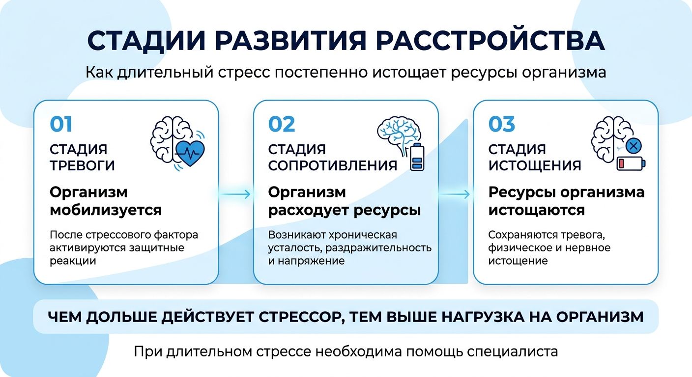 Лечение стресса в Вихоревке инфографика